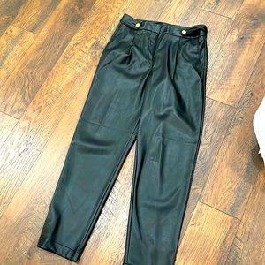 Vegan leather pants